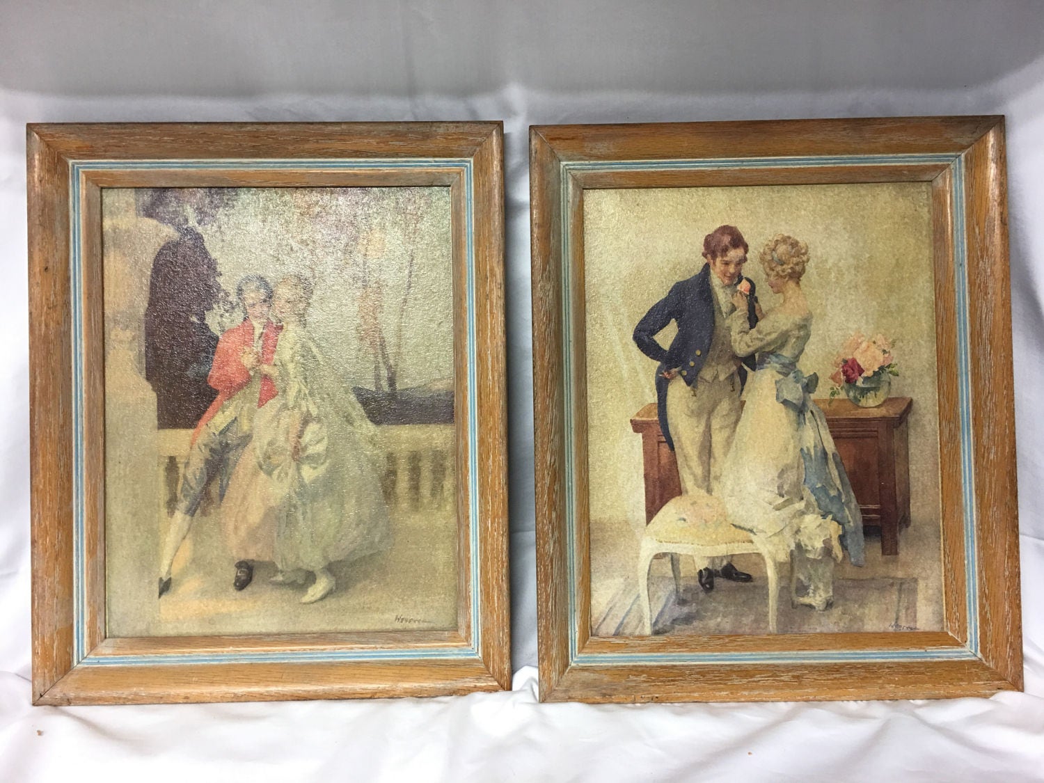 Framed Reproduction Paintings from 1940s