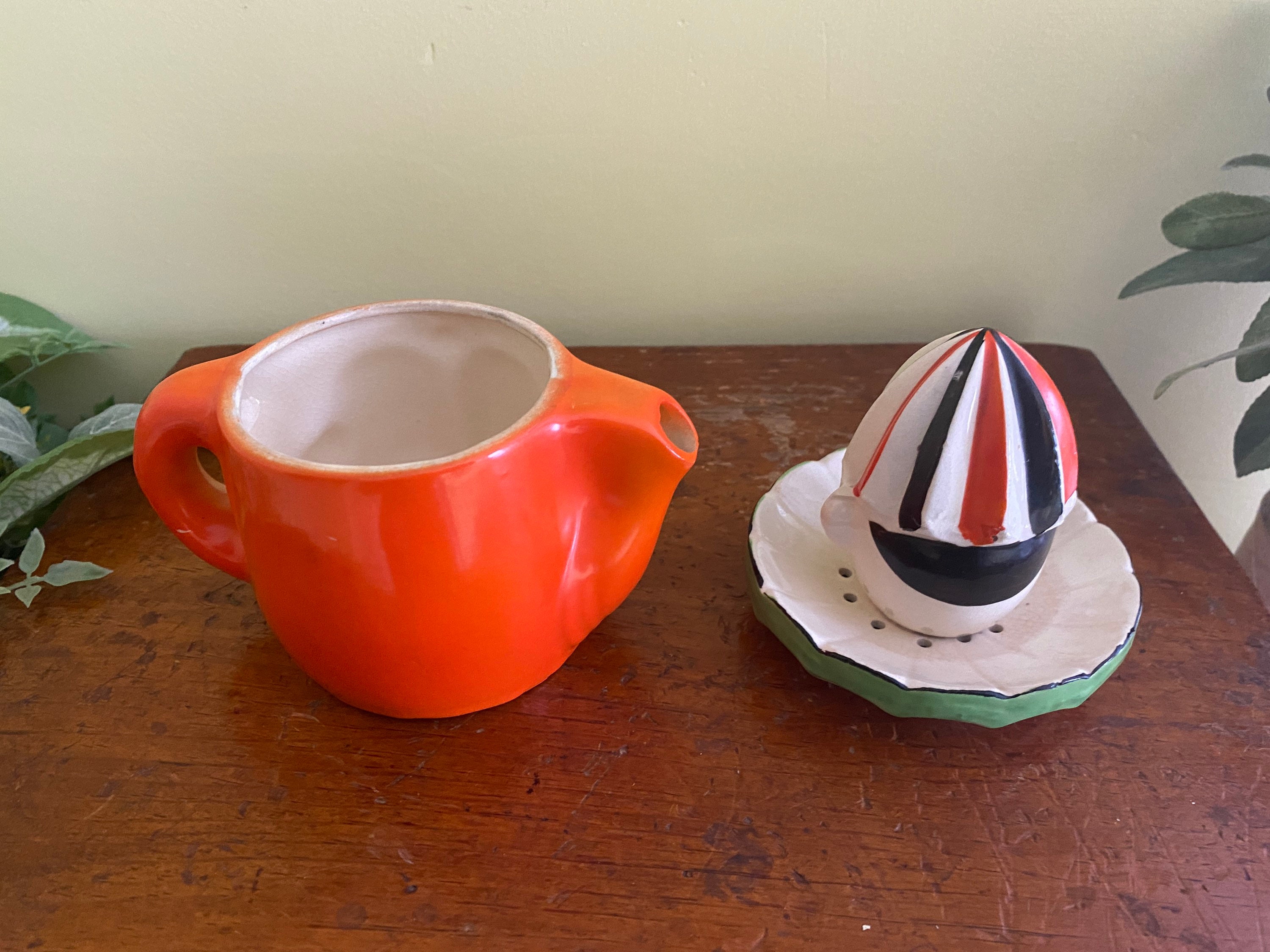 Ceramic Clown Juicer Vintage Made in Japan