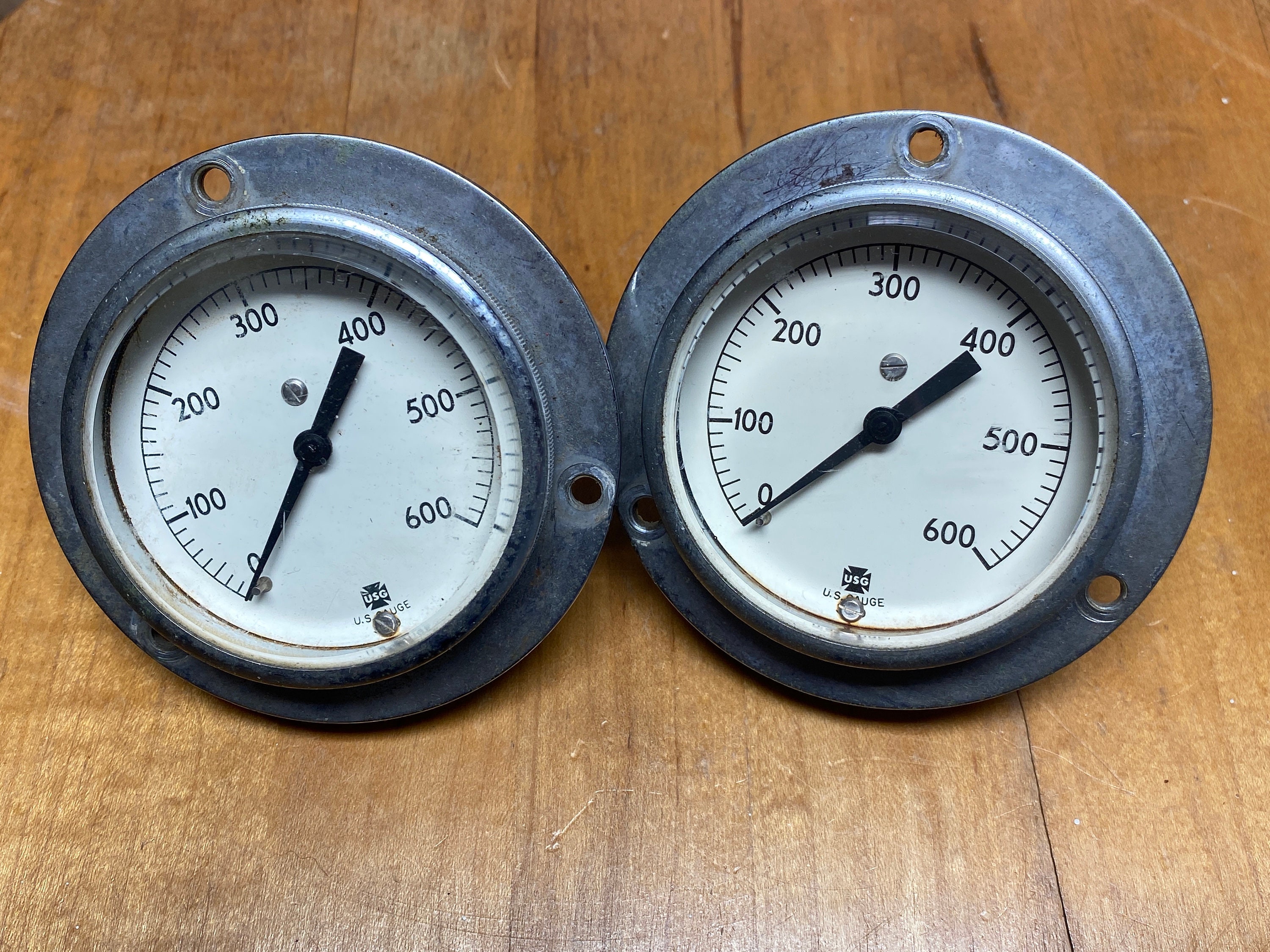 Vintage USG Gauges