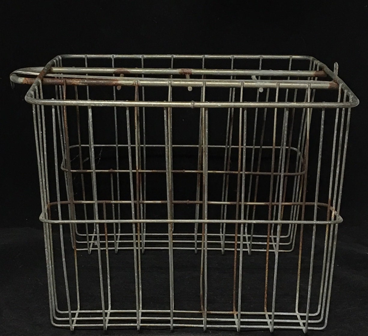 Vintage Wire Bicycle Pannier