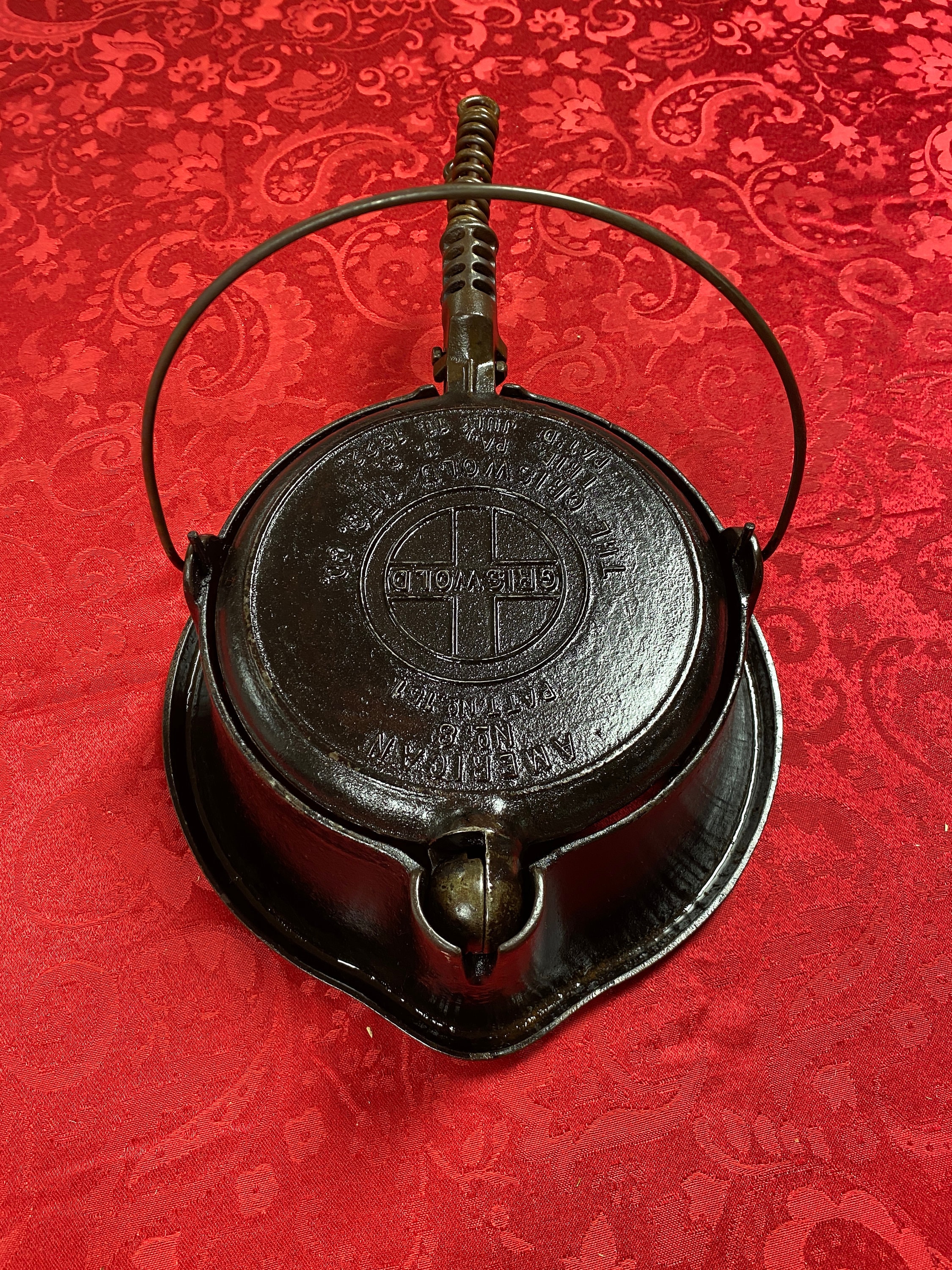 griswold cast iron waffle maker for sale