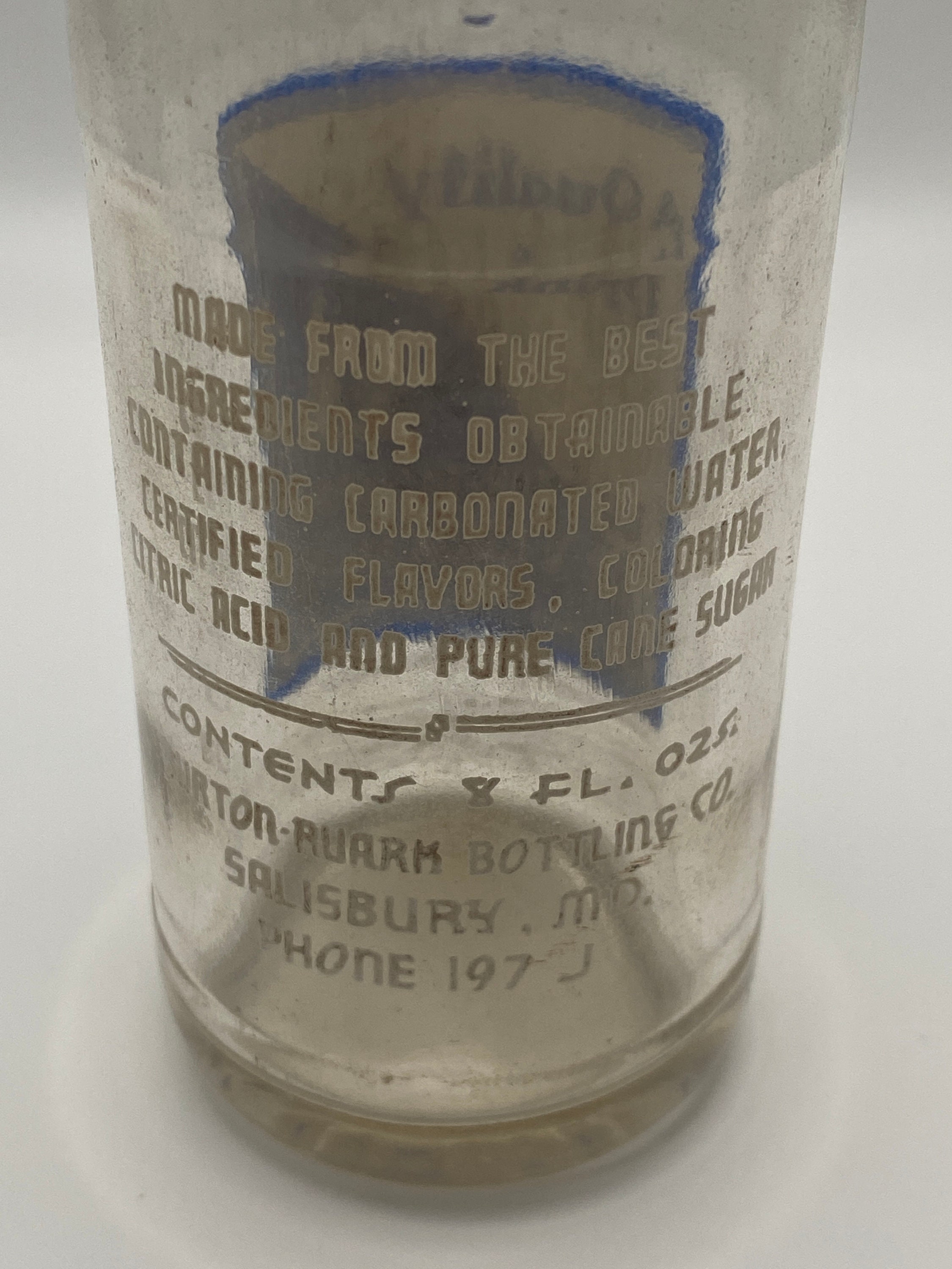 Rare Bottle Salisbury, MD BurtonRuark Beverages ACL Blue Label Version