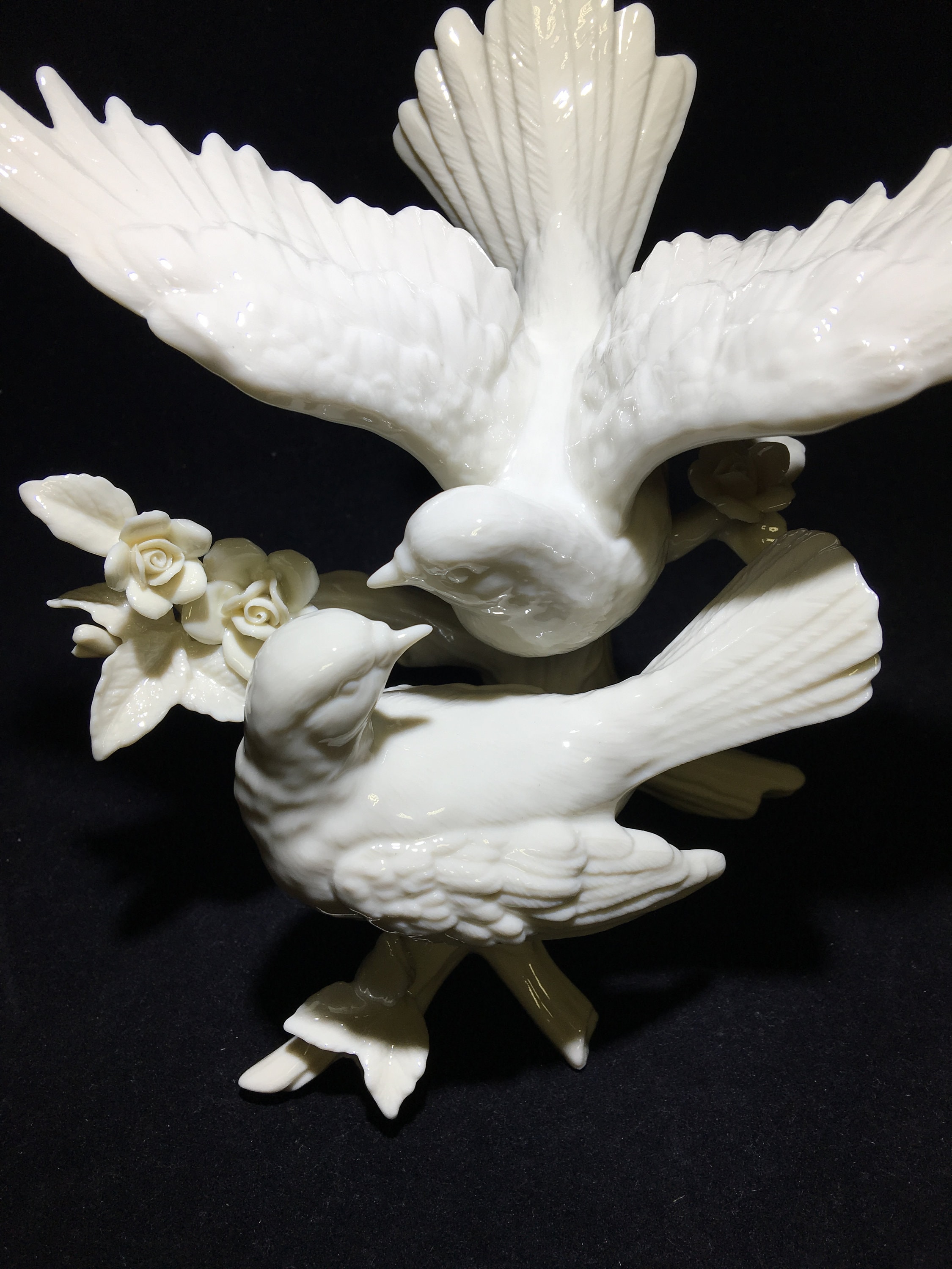 Vintage Lenox Wedding Promises Bone China Dove Cake Topper Vintage Lenox Wedding Promises Bone China Dove Cake Topper