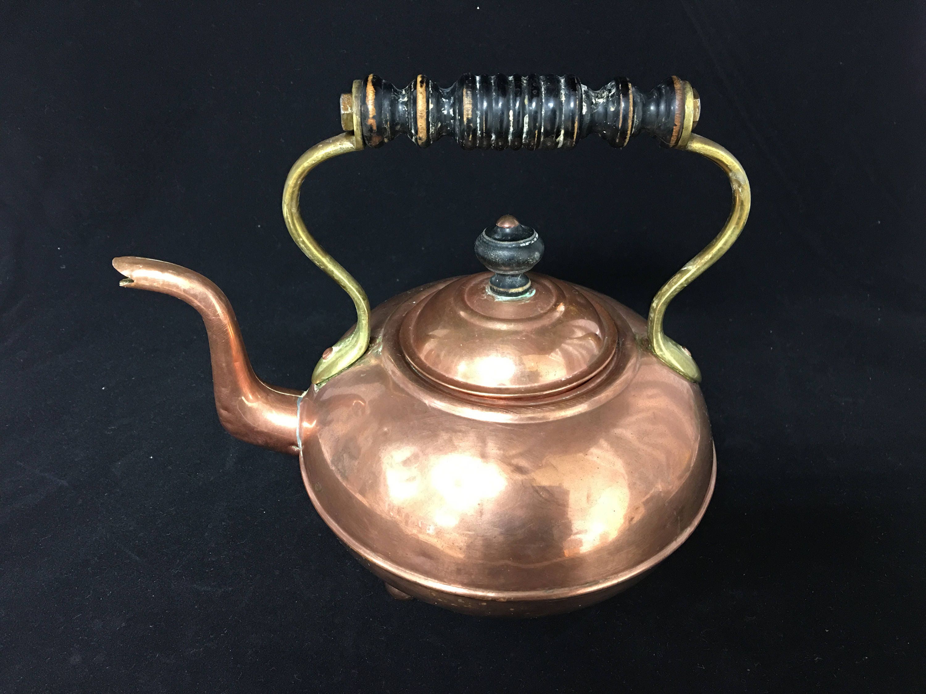 Vintage Copper Tea Kettle