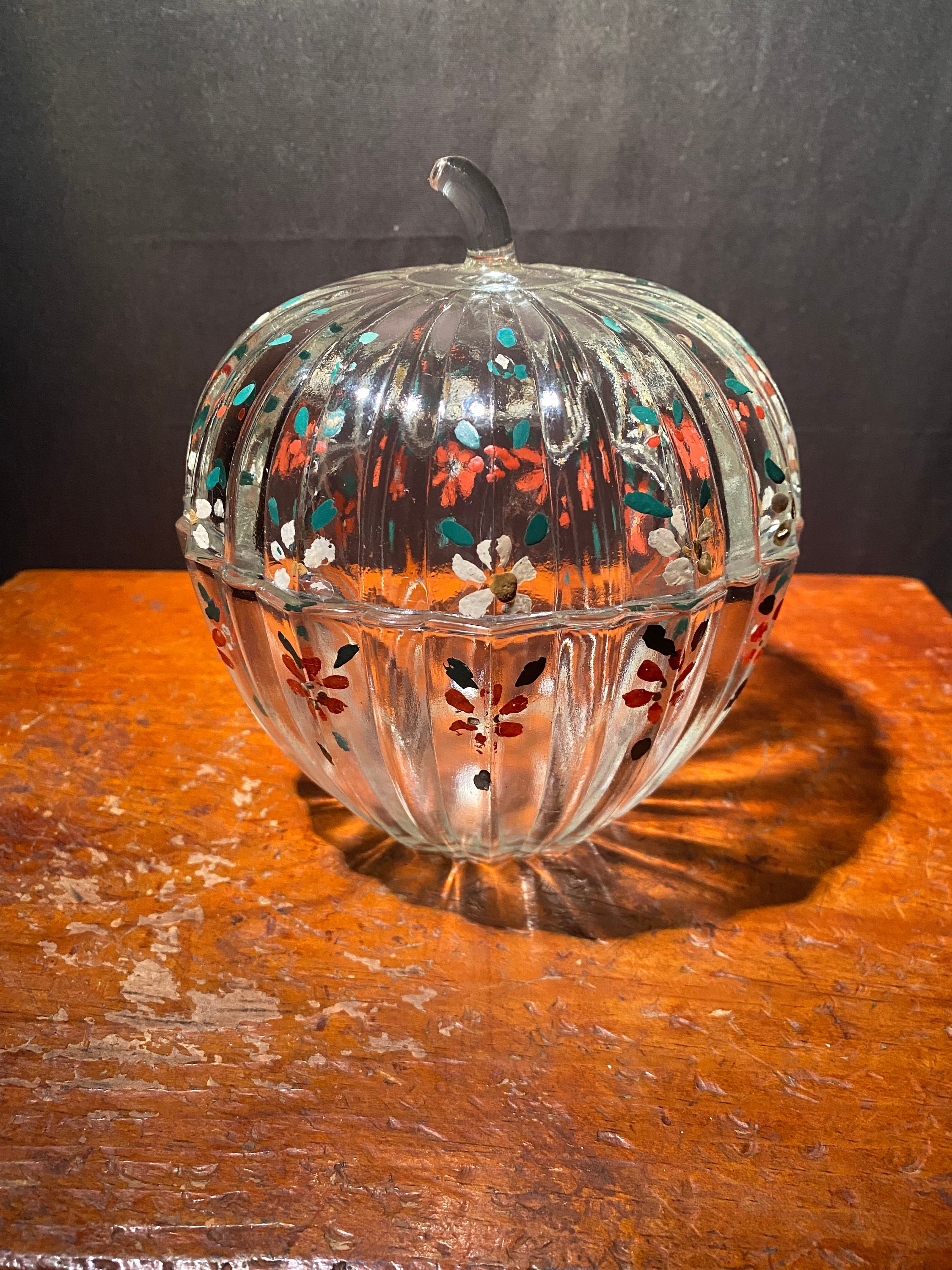 Vintage Pumpkin Candy Dish Etsy