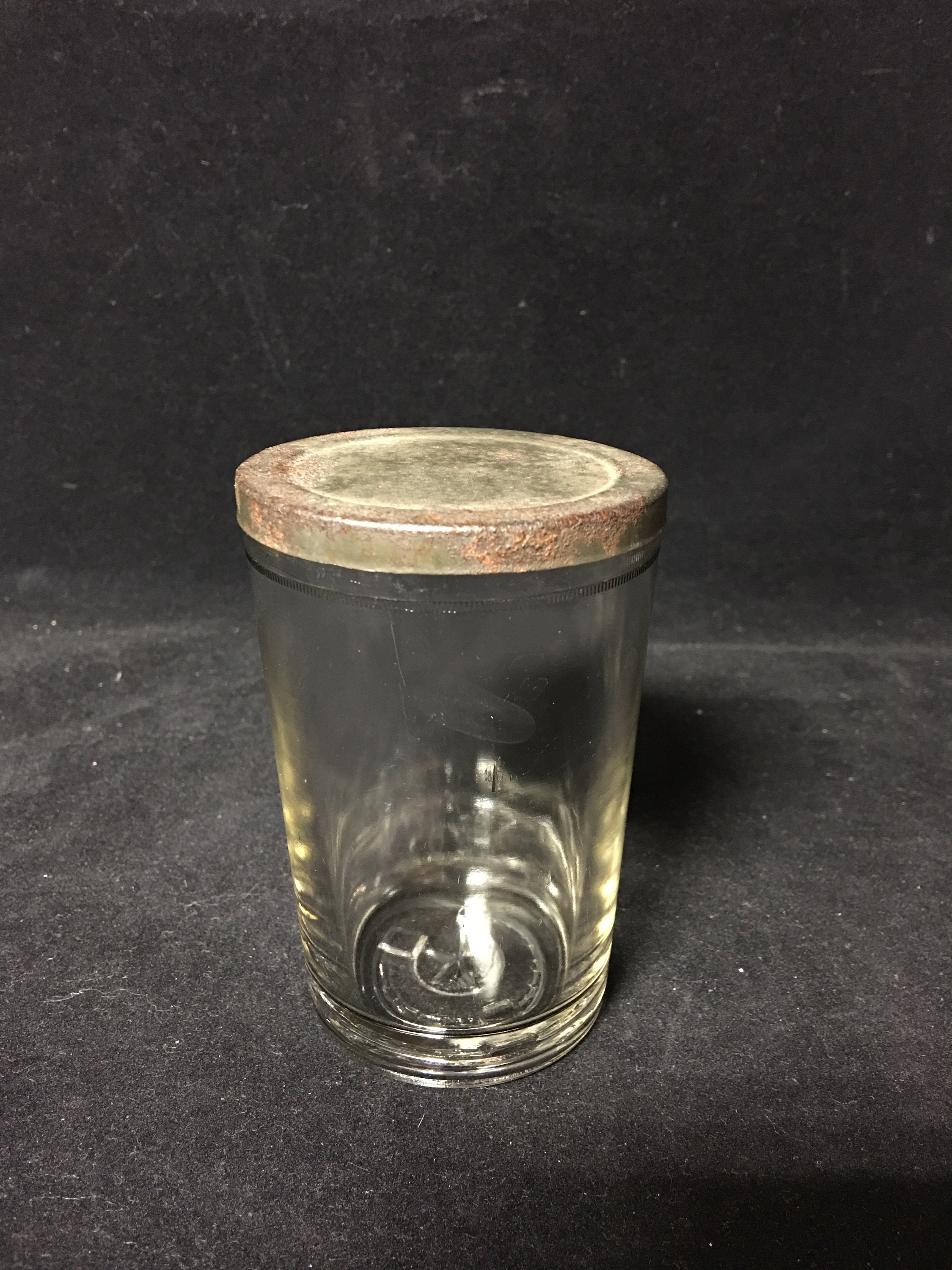 Antique Jelly Jars with Metal Lids