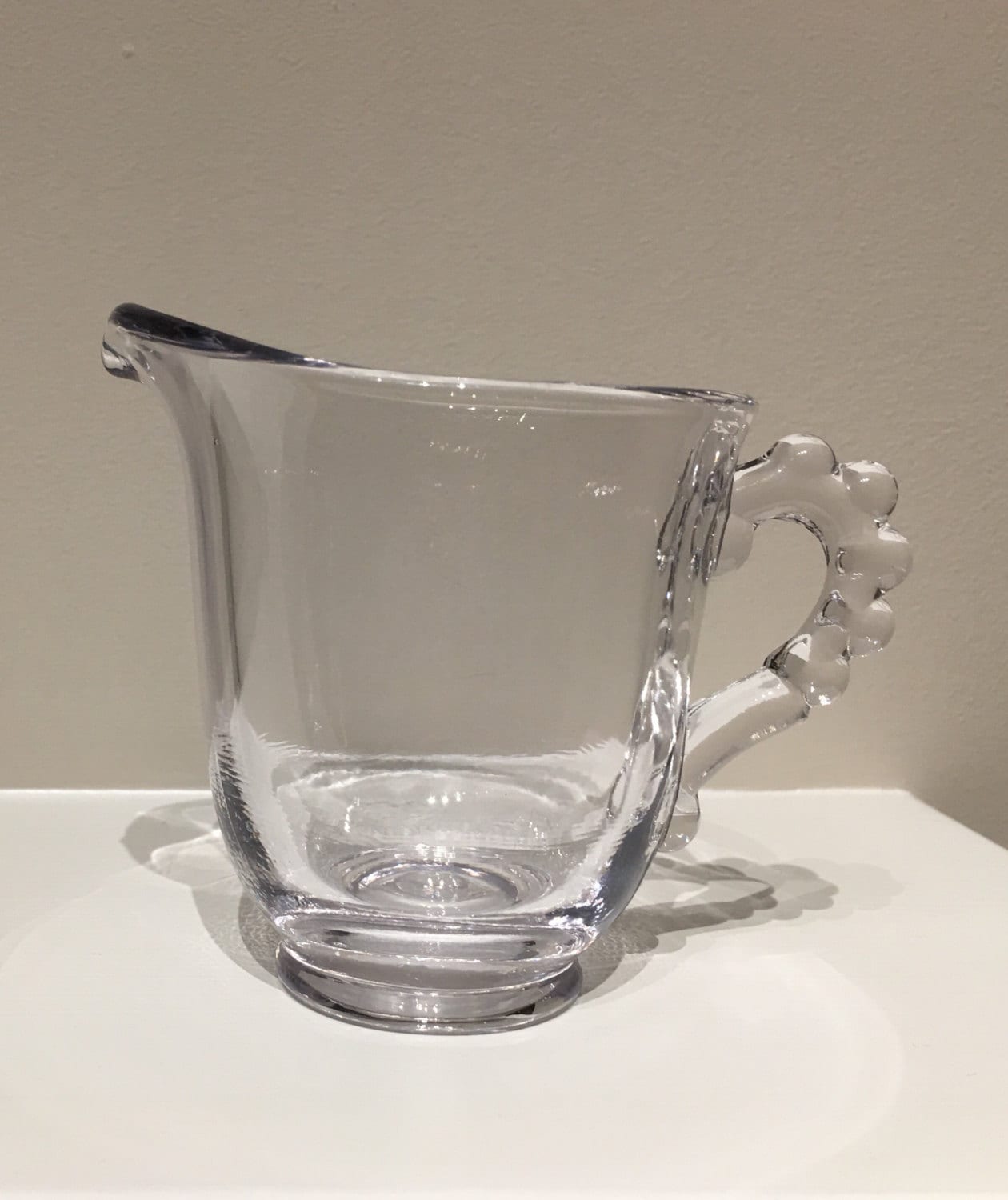 Vintage Imperial Candlewick Creamer and Sugar Set with Tray