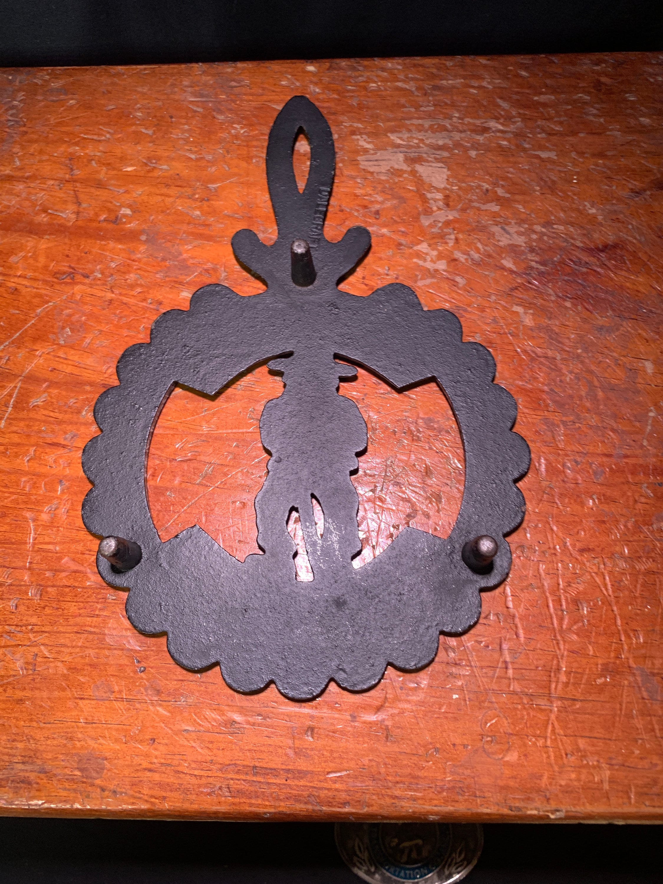 Dalecraft Pennsylvania Dutch Amish Cast Iron Trivet