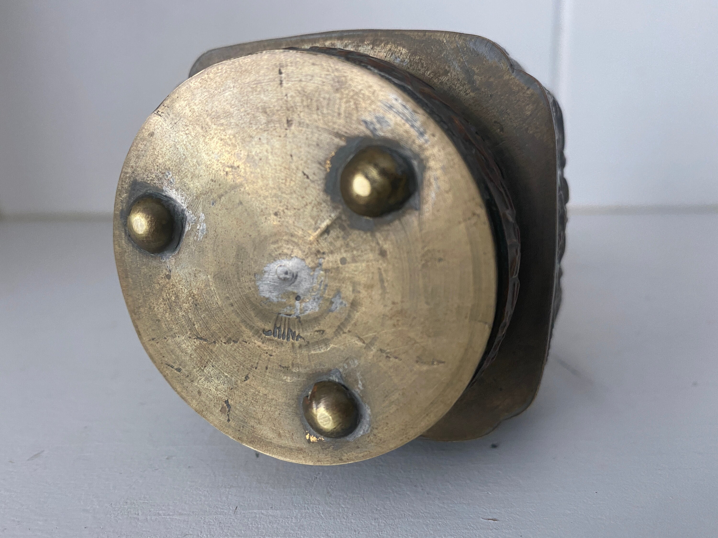 Antique Chinese Canister From the Late 1800s Early 1900s Enameled