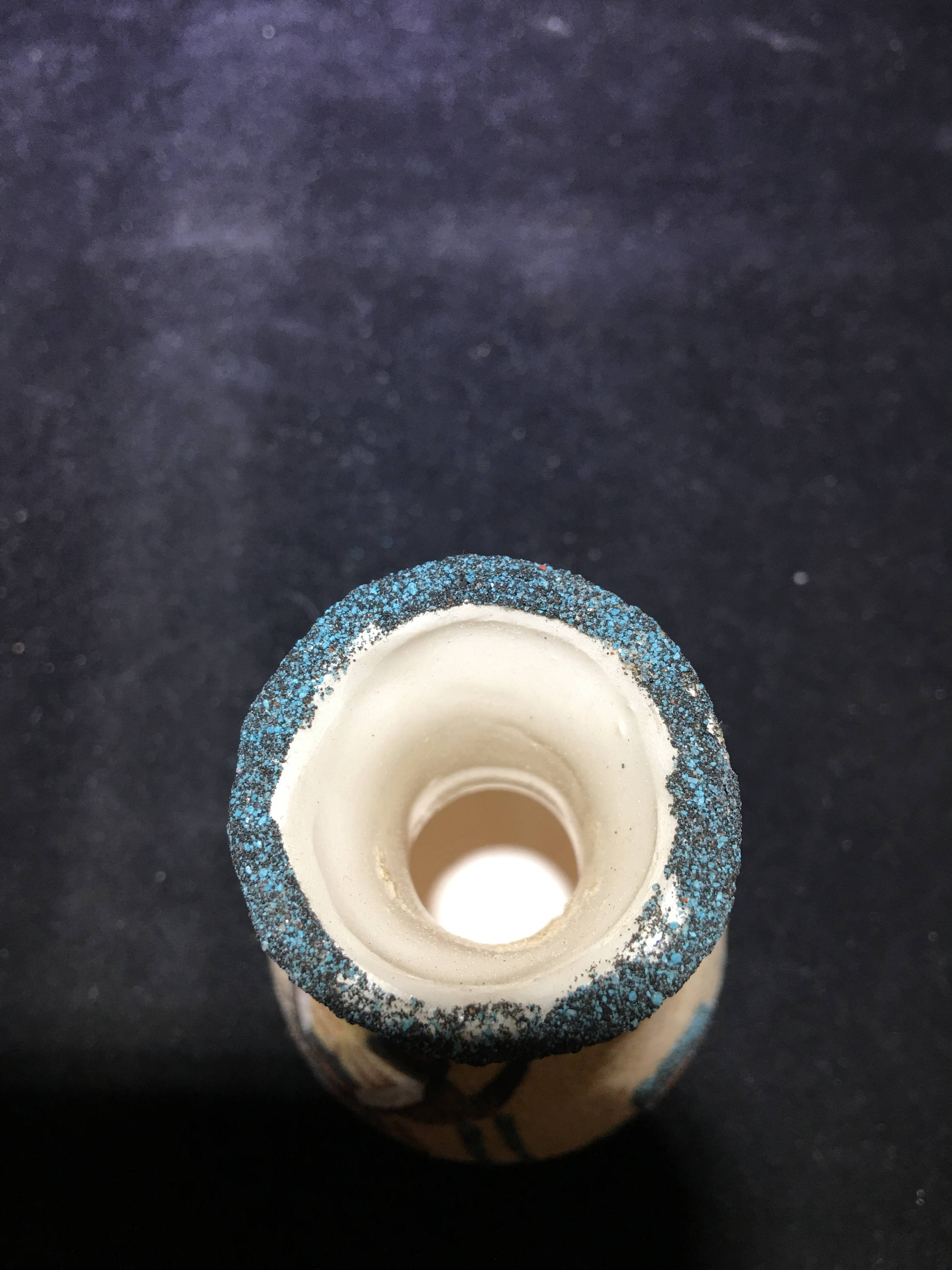 Miniature Navajo Inspired Sand Art Vase