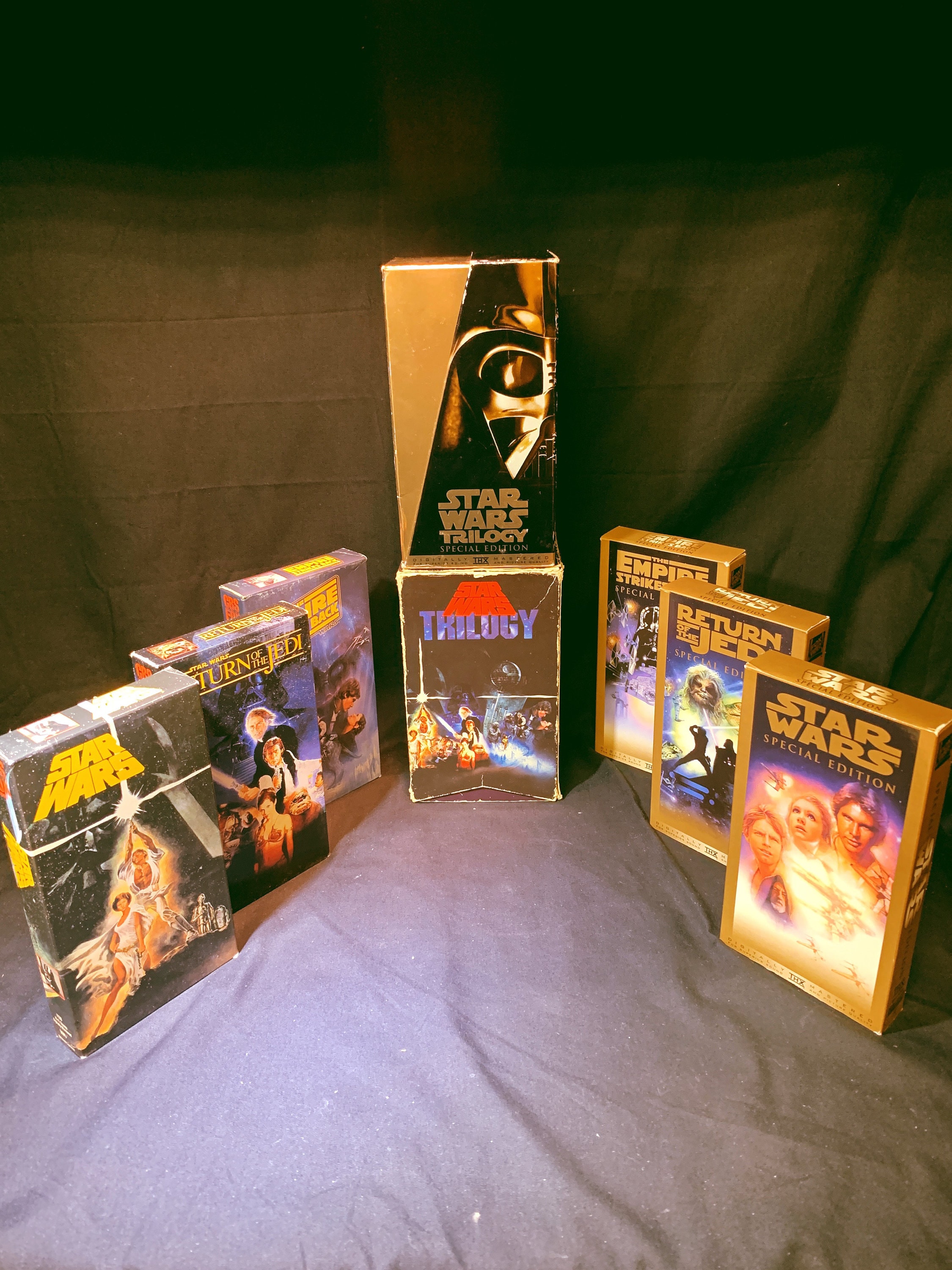 star wars gold box vhs