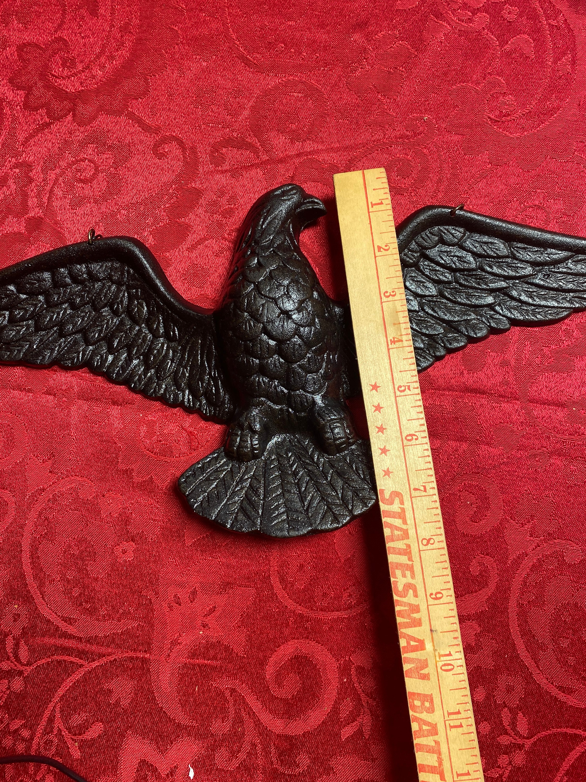 Large Cast Iron Eagle Wall Hanging
