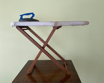 Rare Children's Ironing Board Play Set Circa 1950s