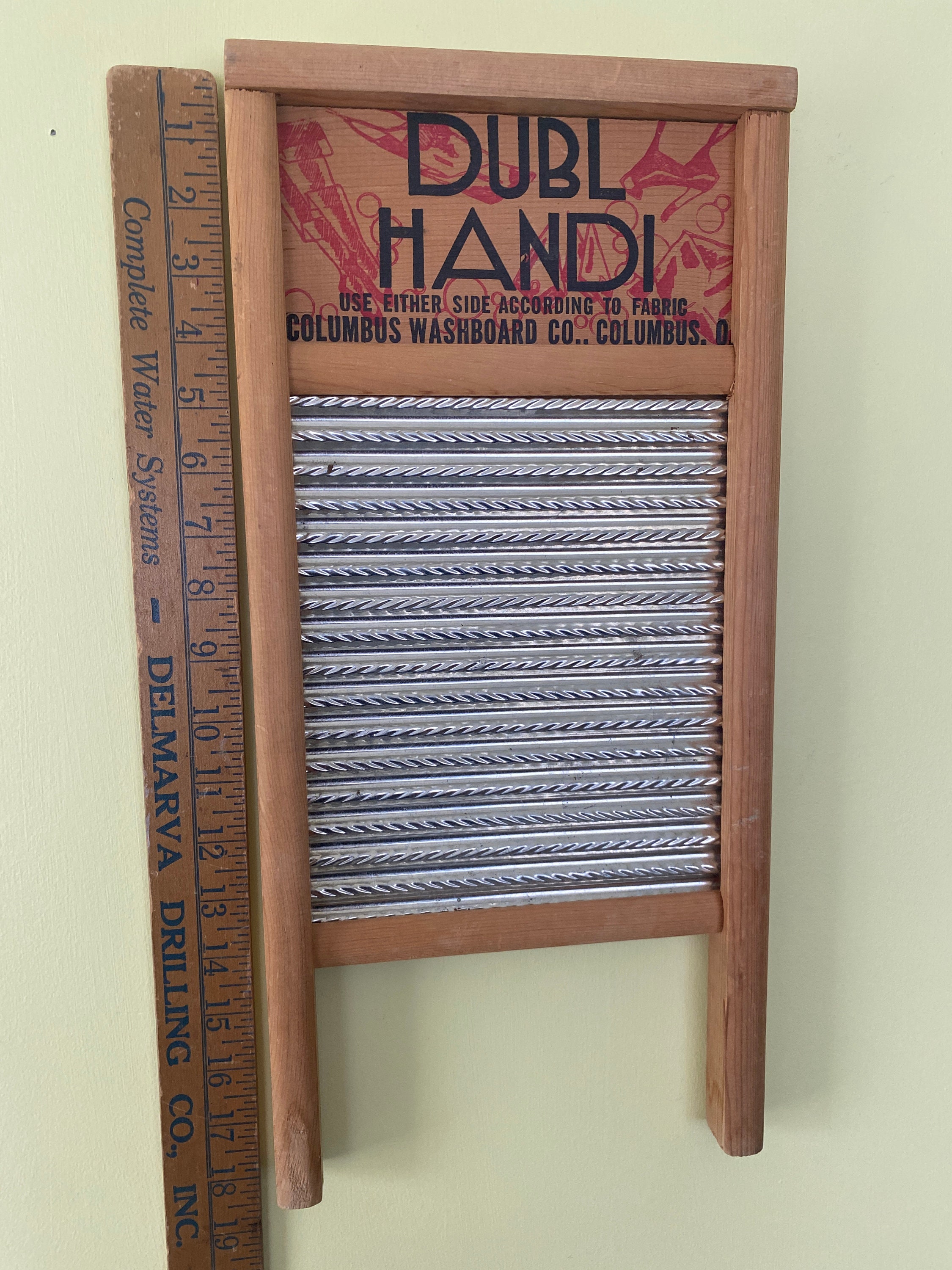 Rustic Washboard Laundry Room Decor