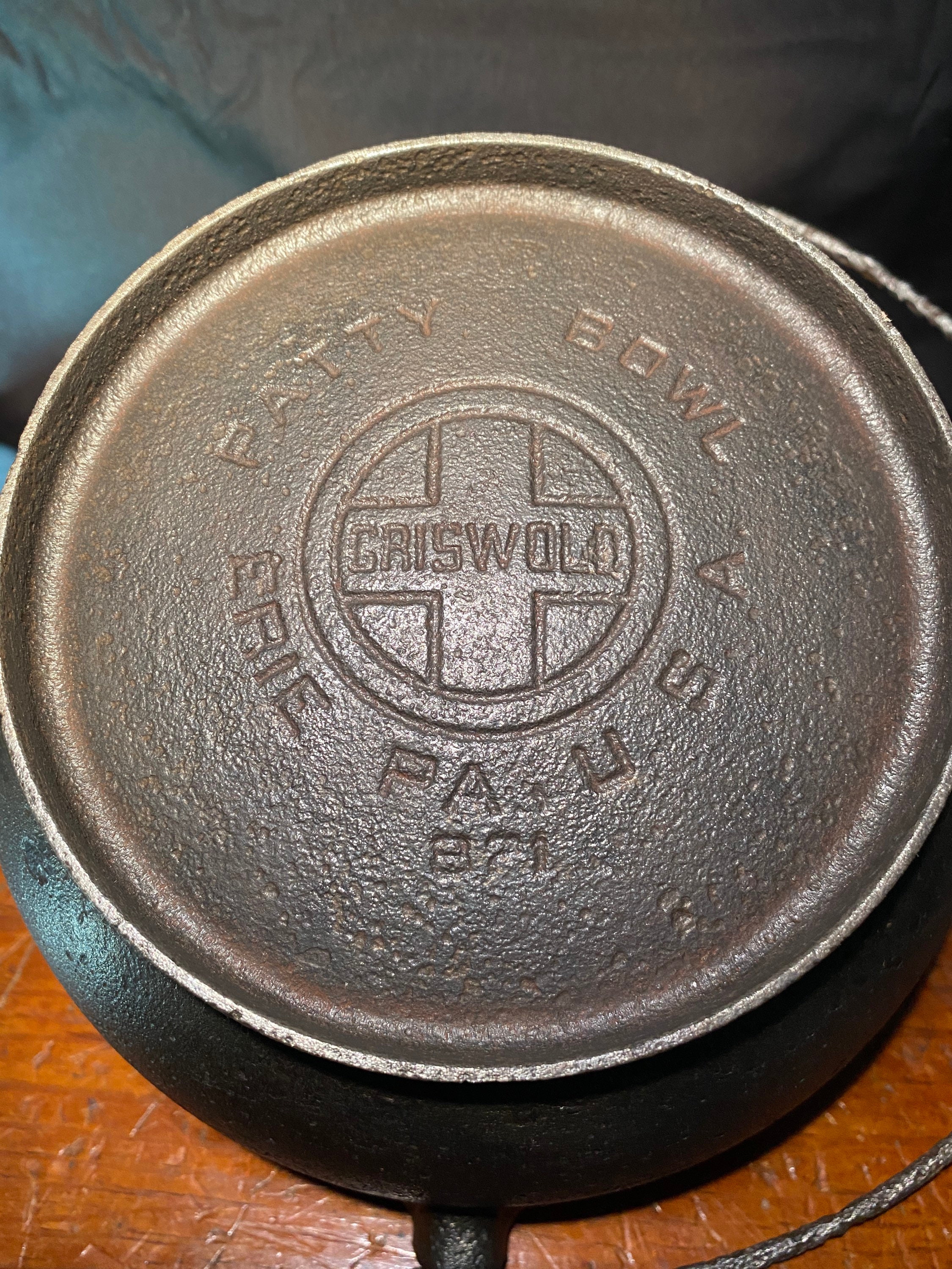 Rare Griswold Patty Bowl 871 Circa 1930s