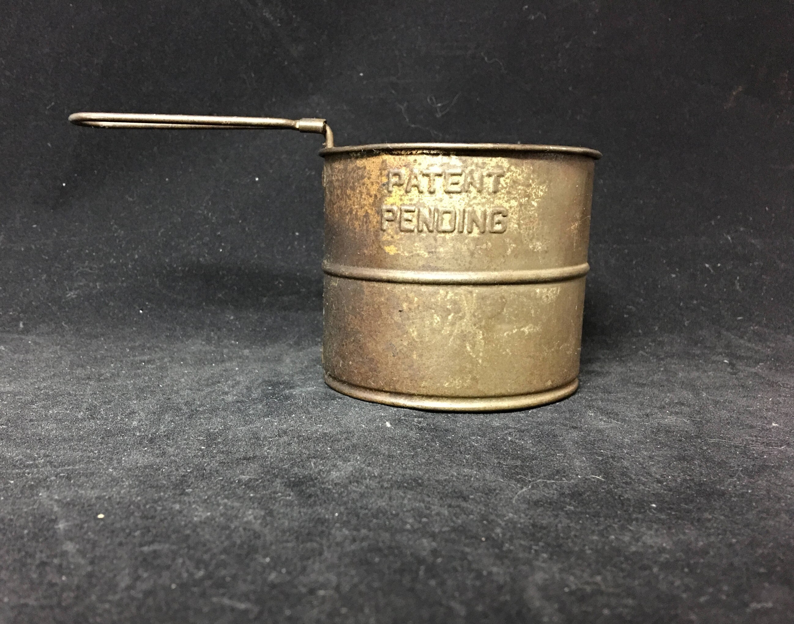 Antique Full 2 Cups Tin Sifter