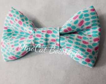 Cat Bow- Sky blue and Pink