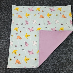 Cat Blanket - Birds and Butterflies Spring Catnip  Blankets