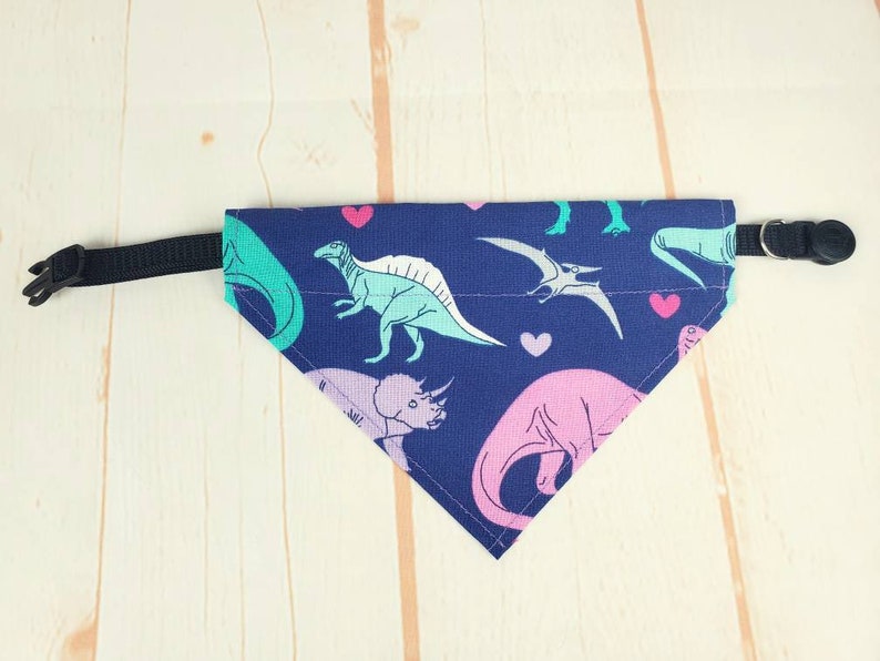 Cat Bandana Dinosaur Party Cat Collar Bandana image 3