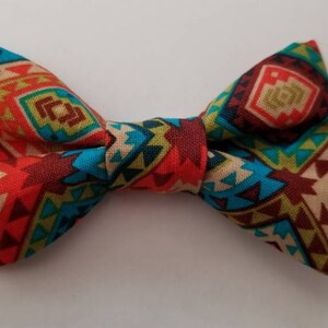 Aztec multi color Cat Bow