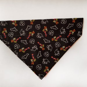 Cat Bandana- Happy Halloween Collar Bandana