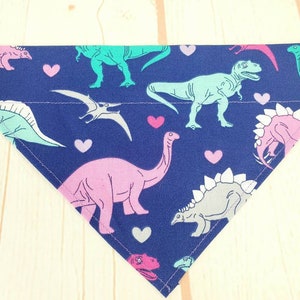 Cat Bandana Dinosaur Party Cat Collar Bandana image 1