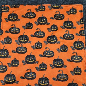 Cat Blanket- Spooky Pumpkin Patch Jack-o-lantern Catnip Blanket