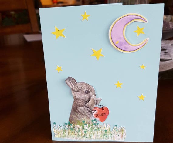 I Love You To The Moon And Back Bunny Etsy I Love You To The Moon And Back Bunny Etsy