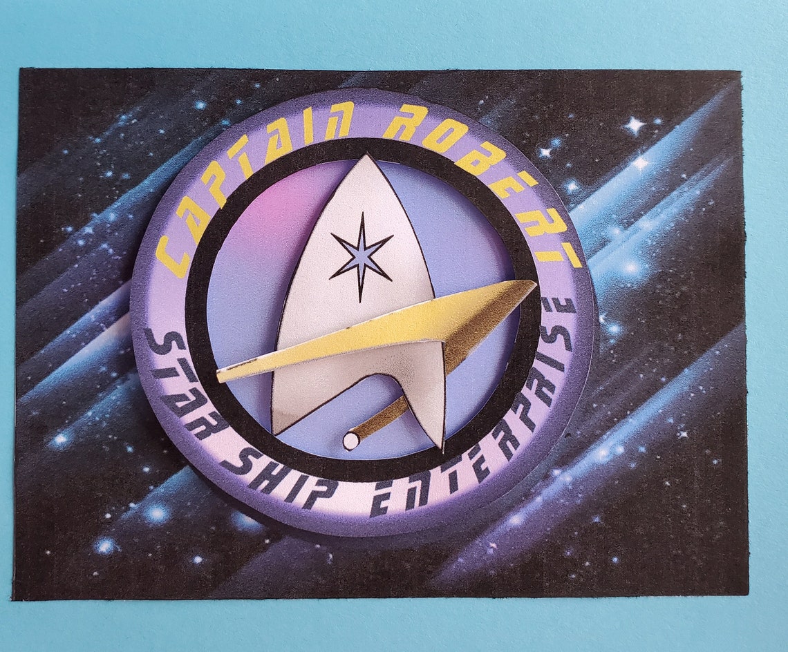 Star Trek Birthday Card Star Trek Greeting Card Enterprise - Etsy UK