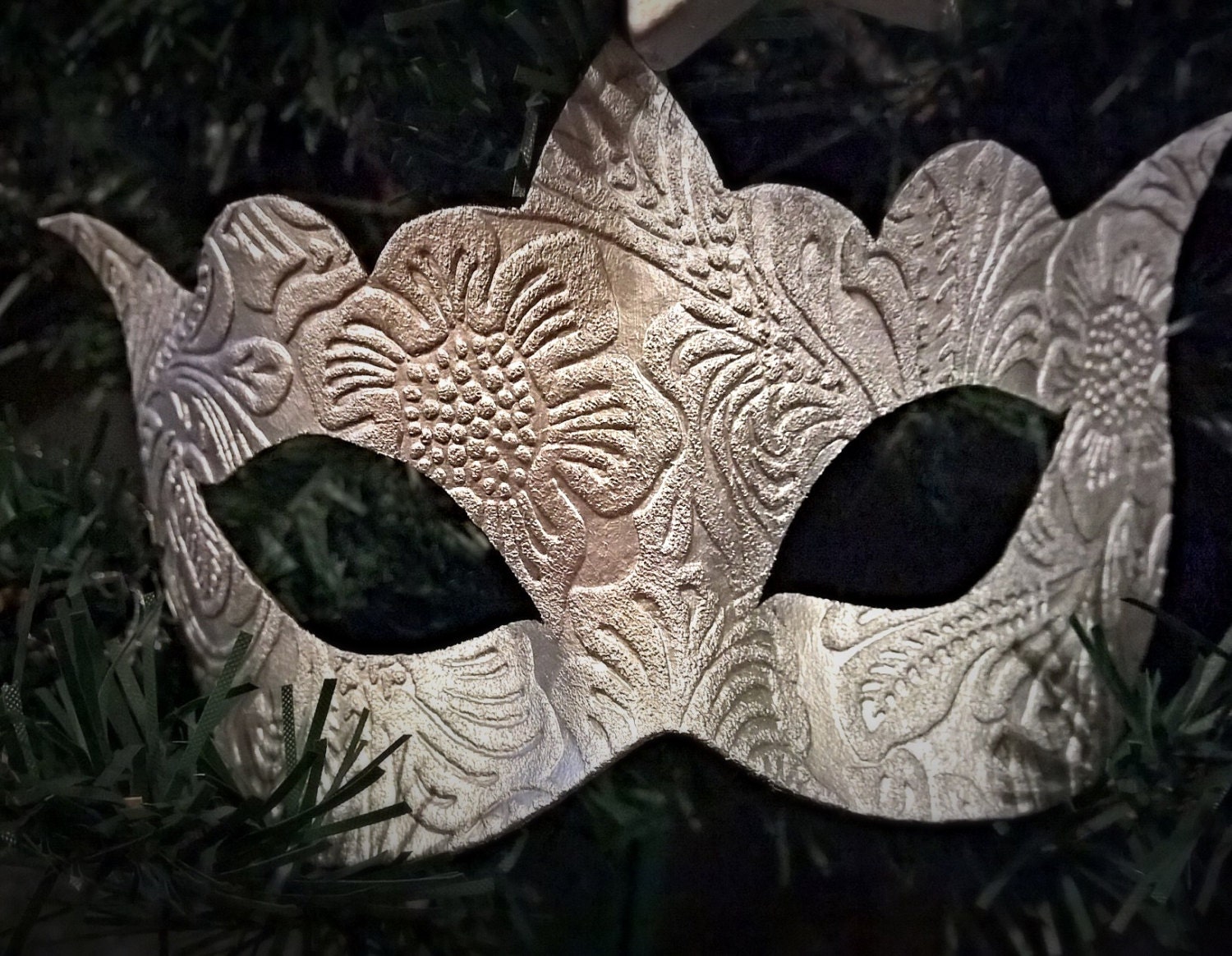Masquerade Mask Decoration Set of 5 Christmas Tree Etsy UK
