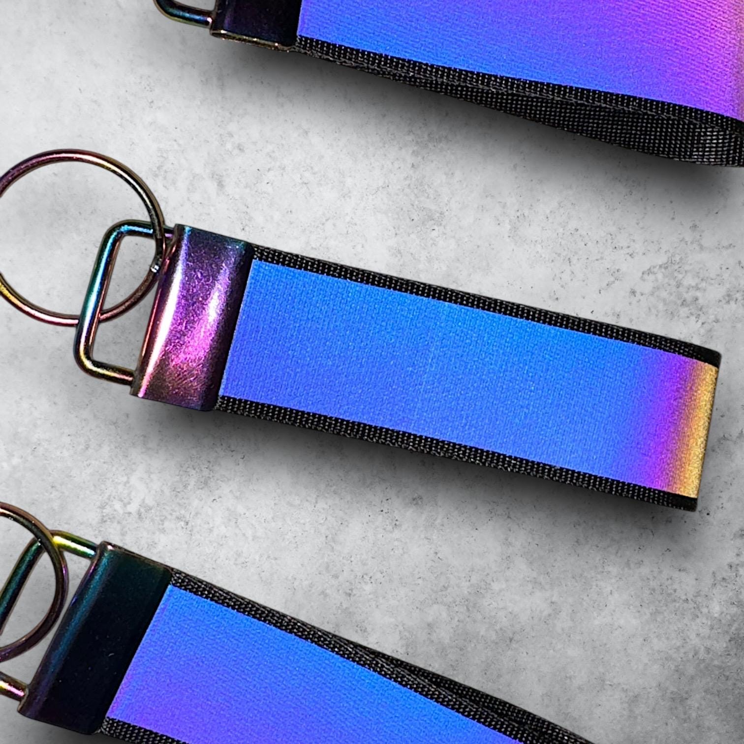 Reflective Keyring, Smaller Size, Safety Hi Visibility, Belt Loop, Key ...