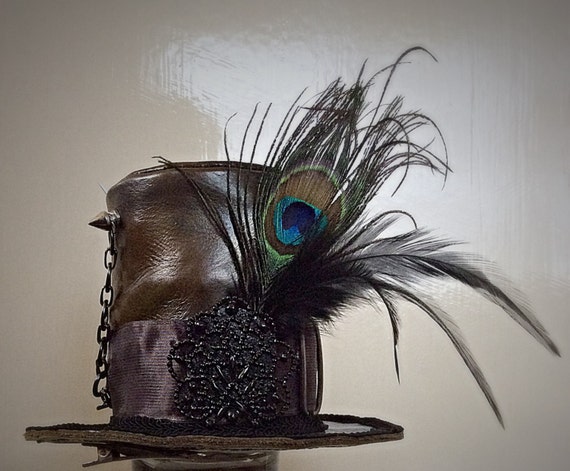 Steampunkstyler Steampunk Hat Feathers