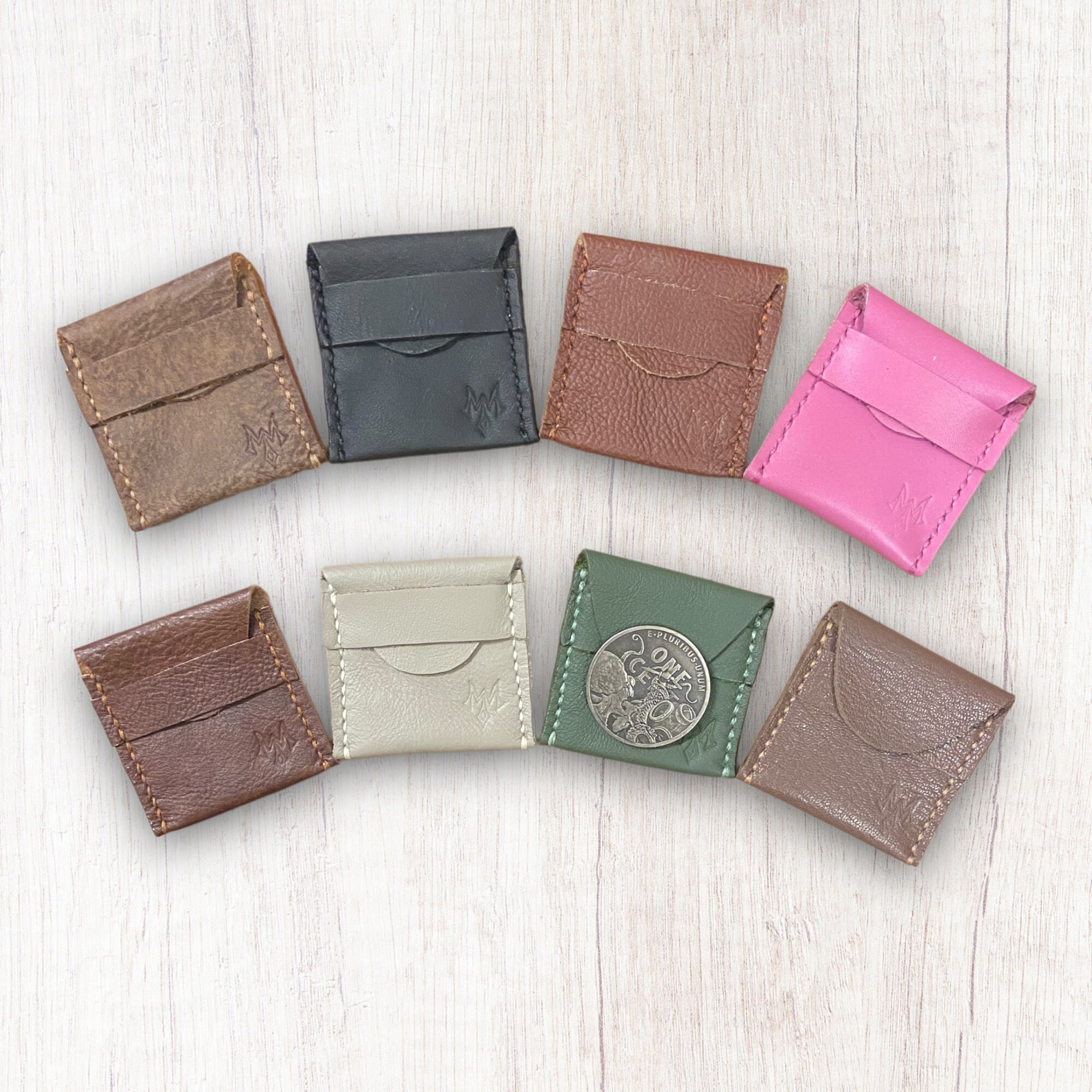 Handmade Leather Coin Case, Lucky Coin Protector, EDC - Etsy