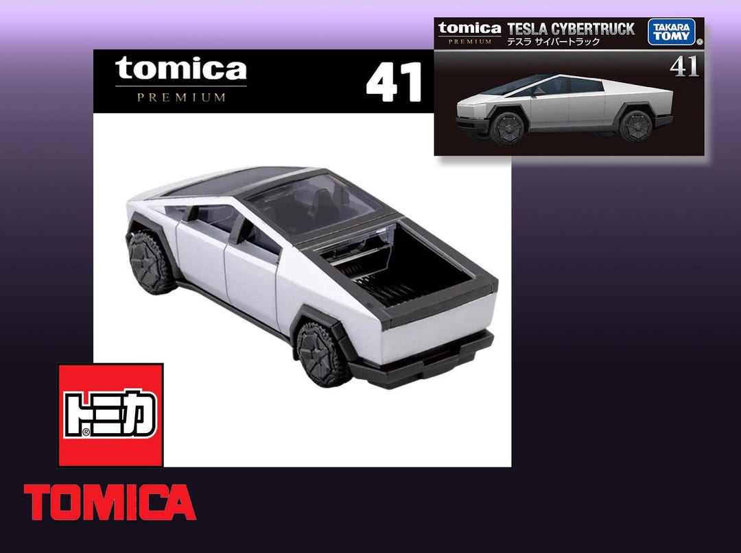 Takara Tomy Tomica 41 Cybertruck Diecast Model Car - Collector's