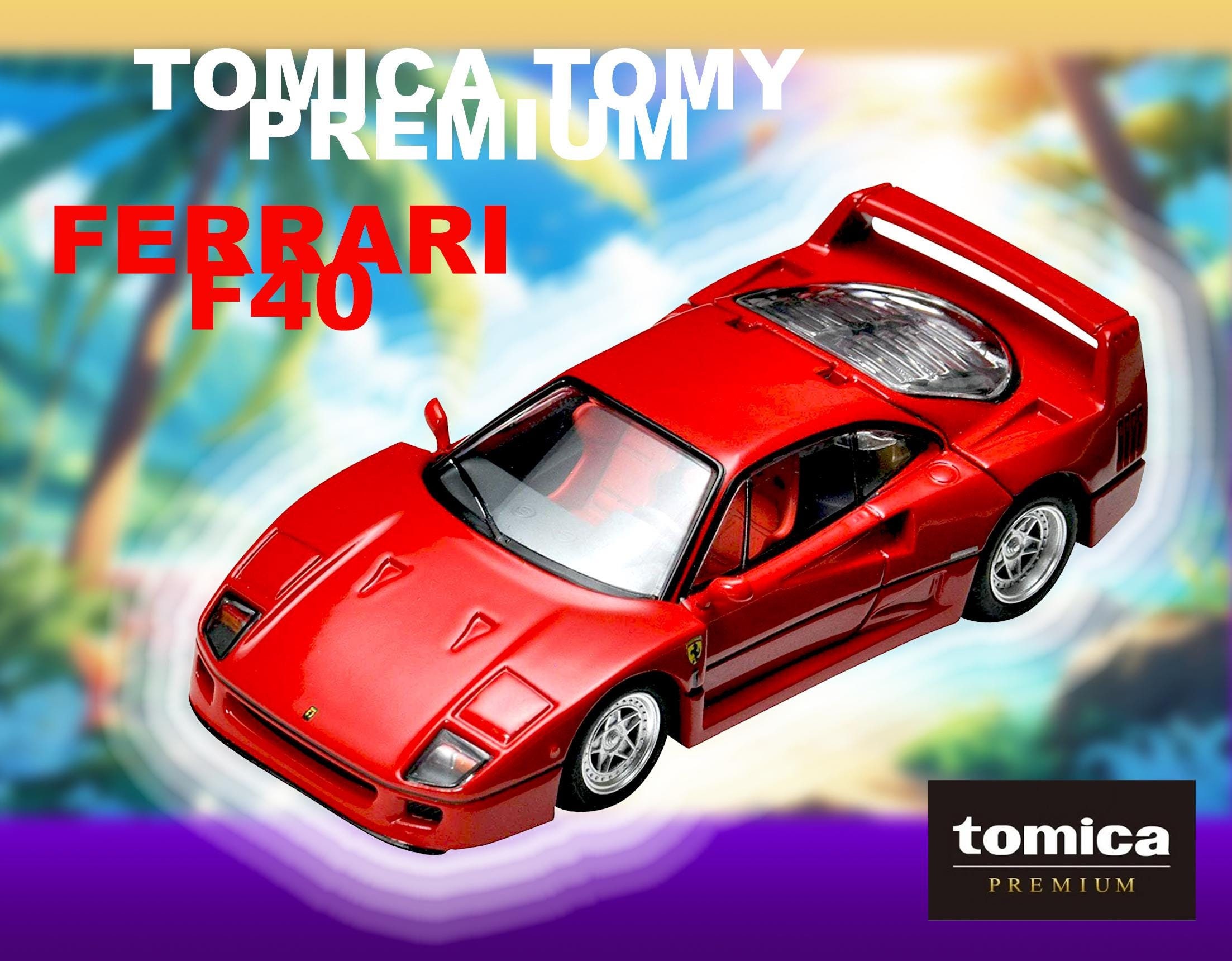Tomica Premium Ferrari F40 Diecast Model Car, #31 - Collector's