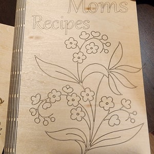 Recipe Book Laser File SVG