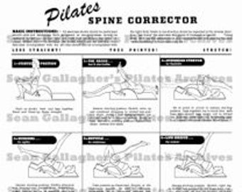 Pilates Spine Corrector Poster