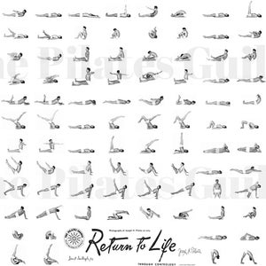 Pilates Poster Classical Pilates Mat Exercises Poster ​Pilates Workout  Chart Poster Canvas Painting Wall Art Poster for Bedroom Living Room Decor  12x18inch(30x45cm) Unframe-Style : : Home