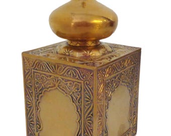 RARE Amouage Asprey Gilt Silver Mosque-like Container with 1984 Omani Perfume