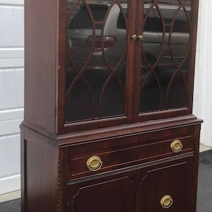 Lighted China Cabinet Etsy