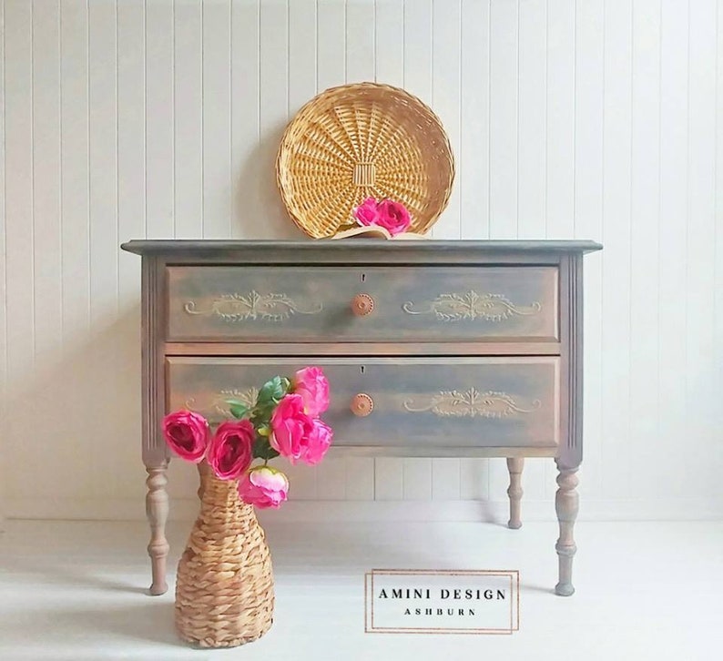 Sold Boho Foyer Entry Table Small Dresser Etsy