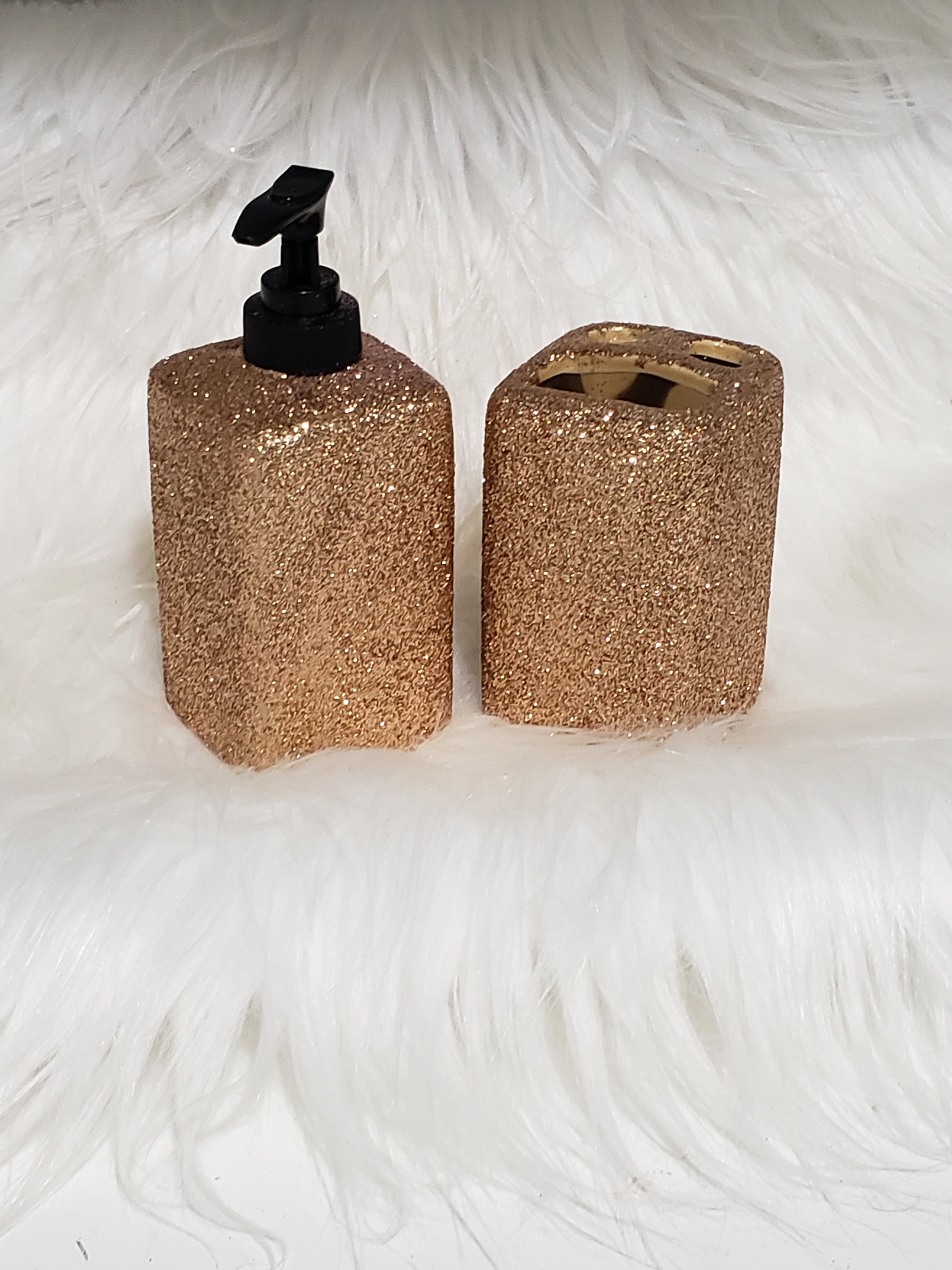 Champagne Gold Accesorios de baño Juego de baño de 2 piezas | Etsy