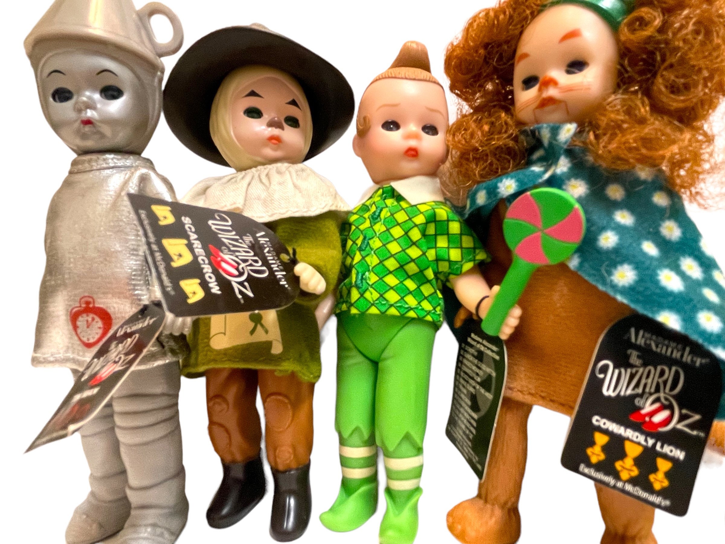 Madame Alexander Wizard of Oz Mcdonalds Dolls Set of 4 Woz Boys