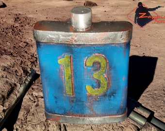 Trusty Vault 13 Canteen prop, custom numbers are available!  Belt not included!