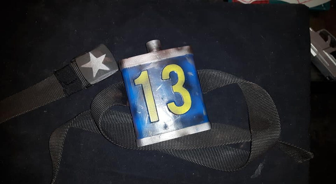 Trusty Vault 13 Canteen Prop Custom Numbers Are Available Etsy