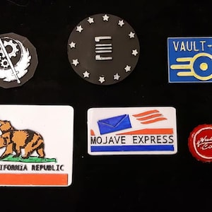 Patch badge set, pack of 10 + nukacap