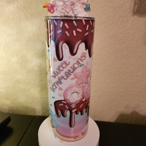 Sweet Tooth with Whipped Cream Topper - Tumbler 20oz
