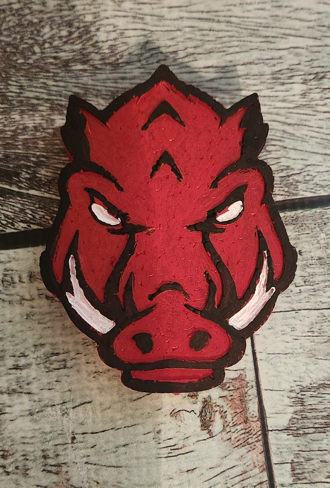 Front Face Razorback Car Freshie - Handmade Red Front Face Arkansas Razorback Freshie, Scent ...