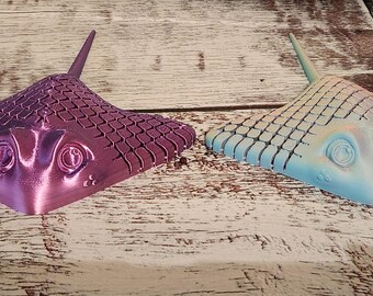 3D Printed Manta Ray, Movable Joints