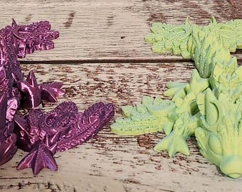 3D Printed Tiny Lunar Wyvern, Tiny Lunar Dragon